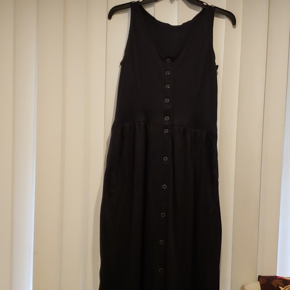 Black casual sundress
